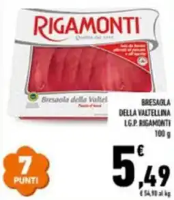 Conad Bresaola della valtellina LG.P. RIGAMONTI offerta