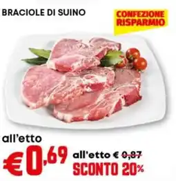 Pam Braciole di suino offerta