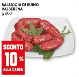Pam Salsiccia di suino valserena offerta