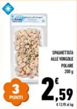 Conad Spaghettata alle vongole POLARE offerta