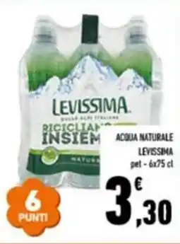 Conad Acqua naturale LEVISSIMA offerta