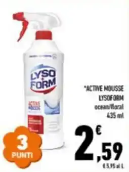 Conad Active mousse LYSOFORM offerta