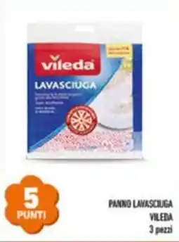 Conad Panno lavasciuga VILEDA 3 pezzi offerta