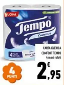 Conad Carta igienica comfort TEMPO offerta
