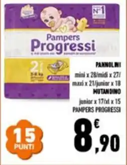 Conad Pannolini Mutandino PAMPERS offerta