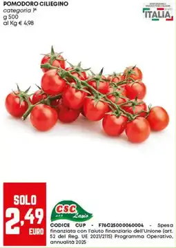 Pam Pomodoro ciliegino offerta
