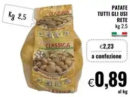 Famila Patate tutti gli usi rete offerta