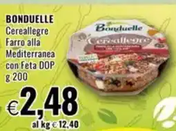 Famila BONDUELLE Cereallegre Farro alla Mediterranea con Feta DOP offerta