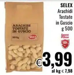 Famila SELEX Arachidi Tostate in Guscio offerta