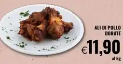 Famila Ali di pollo dorate offerta