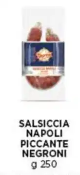 Pam Salsiccia napoli piccante NEGRONI offerta