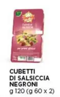 Pam Cubetti di salsiccia NEGRONI offerta