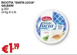 Pam Ricotta "santa lucia" GALBANI offerta