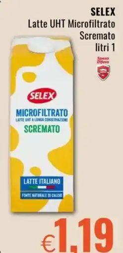 Famila SELEX Latte UHT Microfiltrato Scremato offerta