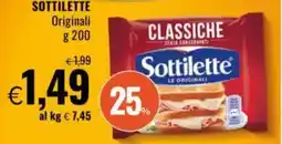 Famila SOTTILETTE Originali offerta