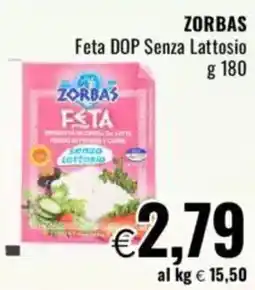 Famila ZORBAS Feta DOP Senza Lattosio offerta