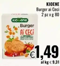 Famila KIOENE Burger ai Ceci 2 pz offerta