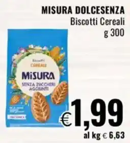 Famila MISURA DOLCESENZA Biscotti Cereali offerta