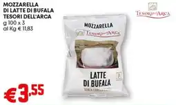 Pam Mozzarella di latte di bufala TESORI DELL'ARCA offerta