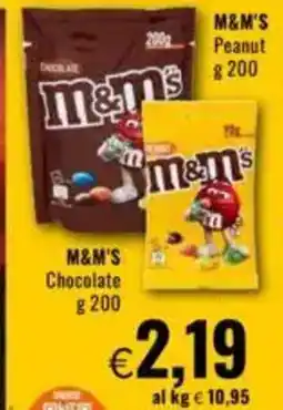 Famila M&M'S Peanut e Chocolate offerta