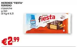 Pam Merende "fiesta” FERRERO offerta