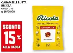 Pam Caramelle busta RICOLA offerta