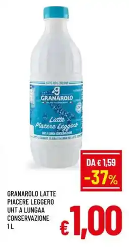 A&O Granarolo latte piacere leggero uht a lungaa conservazione offerta