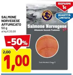 DPiù Salmone norvegese affumicato offerta