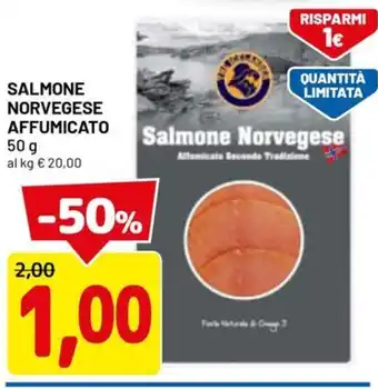 DPiù Salmone norvegese affumicato offerta
