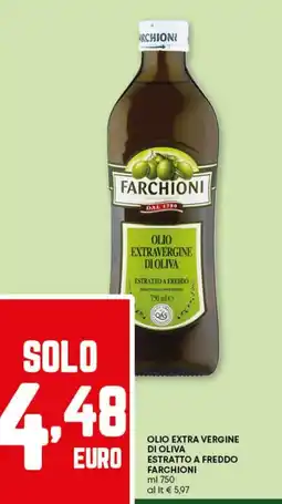 Pam Olio extra vergine di oliva estratto a freddo FARCHIONI offerta