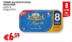 Pam Tonno all'olio di oliva AS DO MAR offerta
