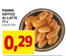 DPiù Panino soffice al latte offerta