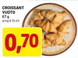 DPiù Croissant vuoto offerta