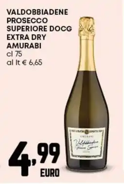 Pam Valdobbiadene prosecco superiore docg extra dry amurabi offerta