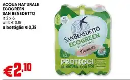 Pam Acqua naturale ecogreen SAN BENEDETTO offerta