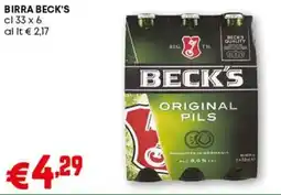 Pam Birra BECK'S offerta