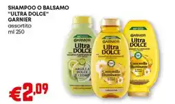Pam Shampoo o balsamo "ultra dolce" GARNIER offerta