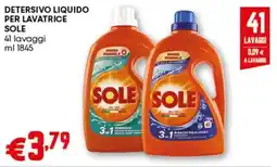 Pam Detersivo liquido per lavatrice SOLE offerta