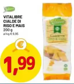 DPiù Vitalibre cialde di riso e mais offerta