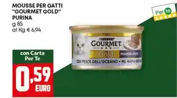 Pam Mousse per gatti "gourmet gold" PURINA offerta