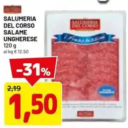 DPiù Salumeria del corso salame ungherese offerta