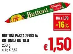 A&O Buitoni pasta sfoglia rotonda rotolo offerta