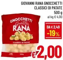 A&O Giovanni rana gnocchetti classici di patate offerta
