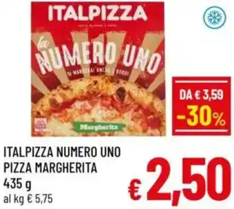 A&O Italpizza numero uno pizza margherita offerta