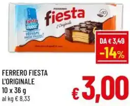 A&O Ferrero fiesta l'originale offerta