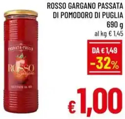 A&O Rosso gargano passata di pomodoro di puglia offerta