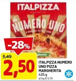 DPiù Italpizza numero uno pizza margherita offerta