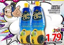 Il Genio Supermercato Carapelli giglio oro olio di semi di girasole offerta