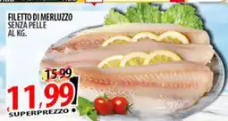 Il Genio Supermercato Filetto di merluzzo senza pelle offerta