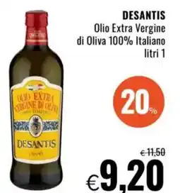 Famila DESANTIS Olio Extra Vergine di Oliva 100% Italiano offerta